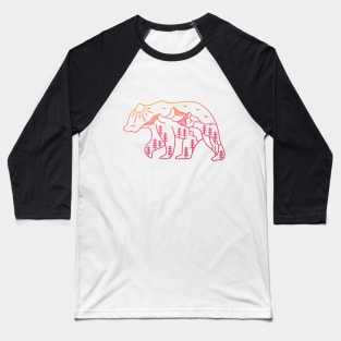 The Adventurous Bear Baseball T-Shirt